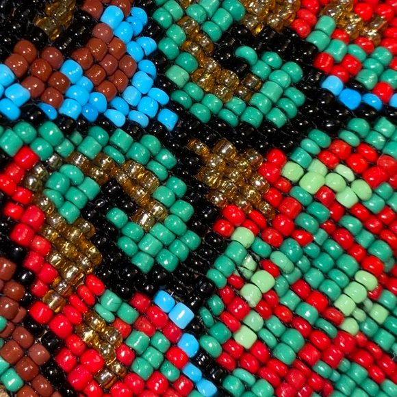 Aztec Native American Beaded Sash